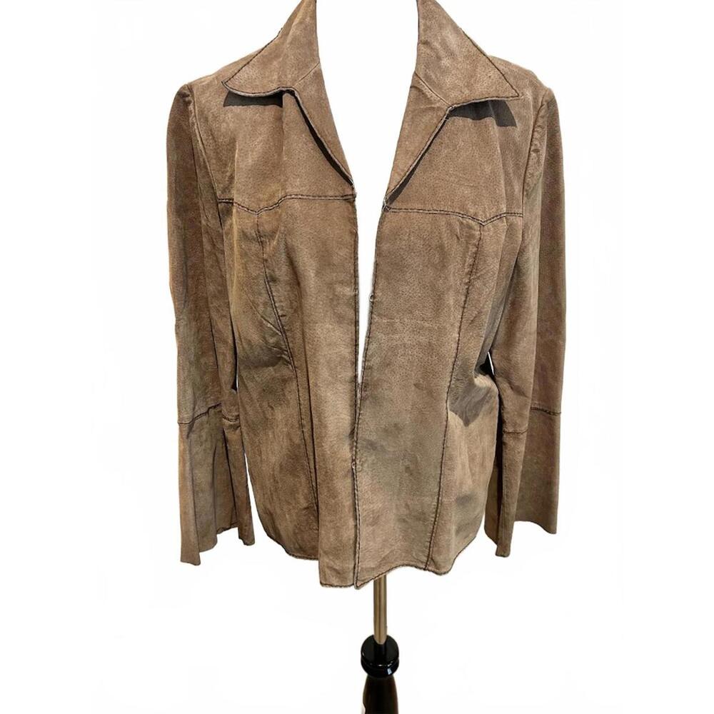 Suede Vintage Jacket Faded‎ Glory Cottage Core Western Suede Vintage